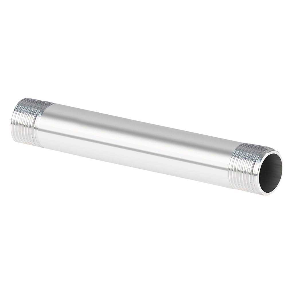 Quickun 304 Stainless Steel Nipple Pipe Fitting NPT x - Zenithce