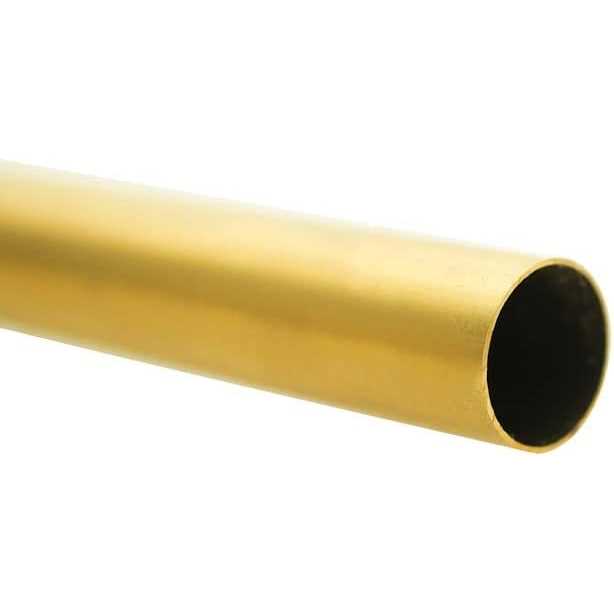 Tynulox H62 OD Brass Tube Wall × 300mm Length Brass Tubing Seamless Round Tubing - Zenithce