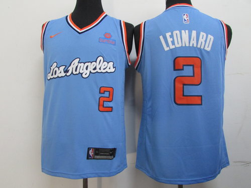 Clippers 2 Kawhi Leonard Light Blue Swingman Jersey - Zenithce