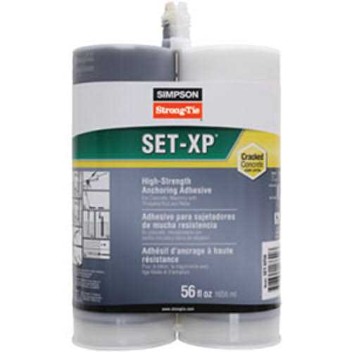 Simpson Strong-Tie SET-XP Anchoring Adhesive SET-XP22-N - Zenithce
