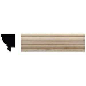 HOUSE OF FARA 1-1/8 in. x 4-1/2 in. x 96 in. Oak Chicago Bar Rail Moulding - Zenithce