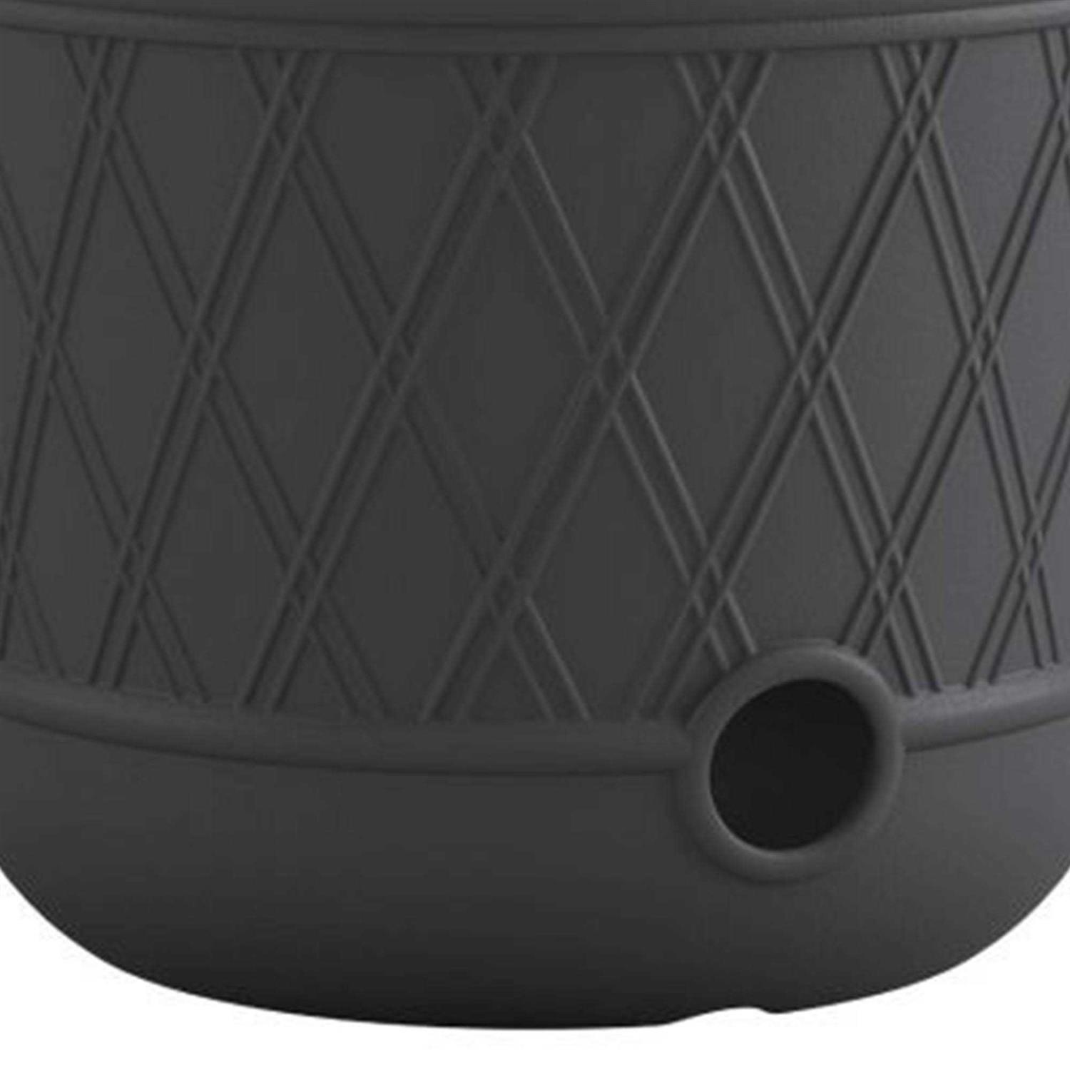 Suncast 14” x 12 Decorative Hideaway Garden Hose Storage Pot - Zenithce