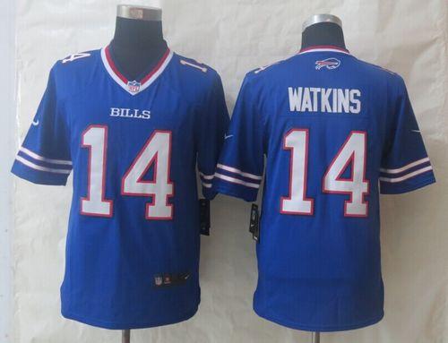 Bills #14 Sammy Watkins Royal Blue Team Color Stitched New Limited Nike Jersey - Zenithce