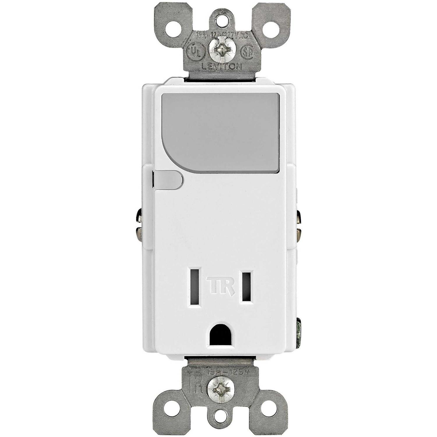 Leviton T5833-W 20A Tamper Resistant Duplex Outlet with Type A & Type-C USB Chargers - Zenithce