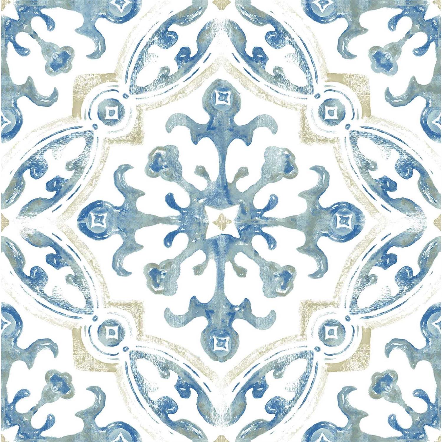 FloorPops Vanleer Peel & Stick Floor Tiles - Zenithce