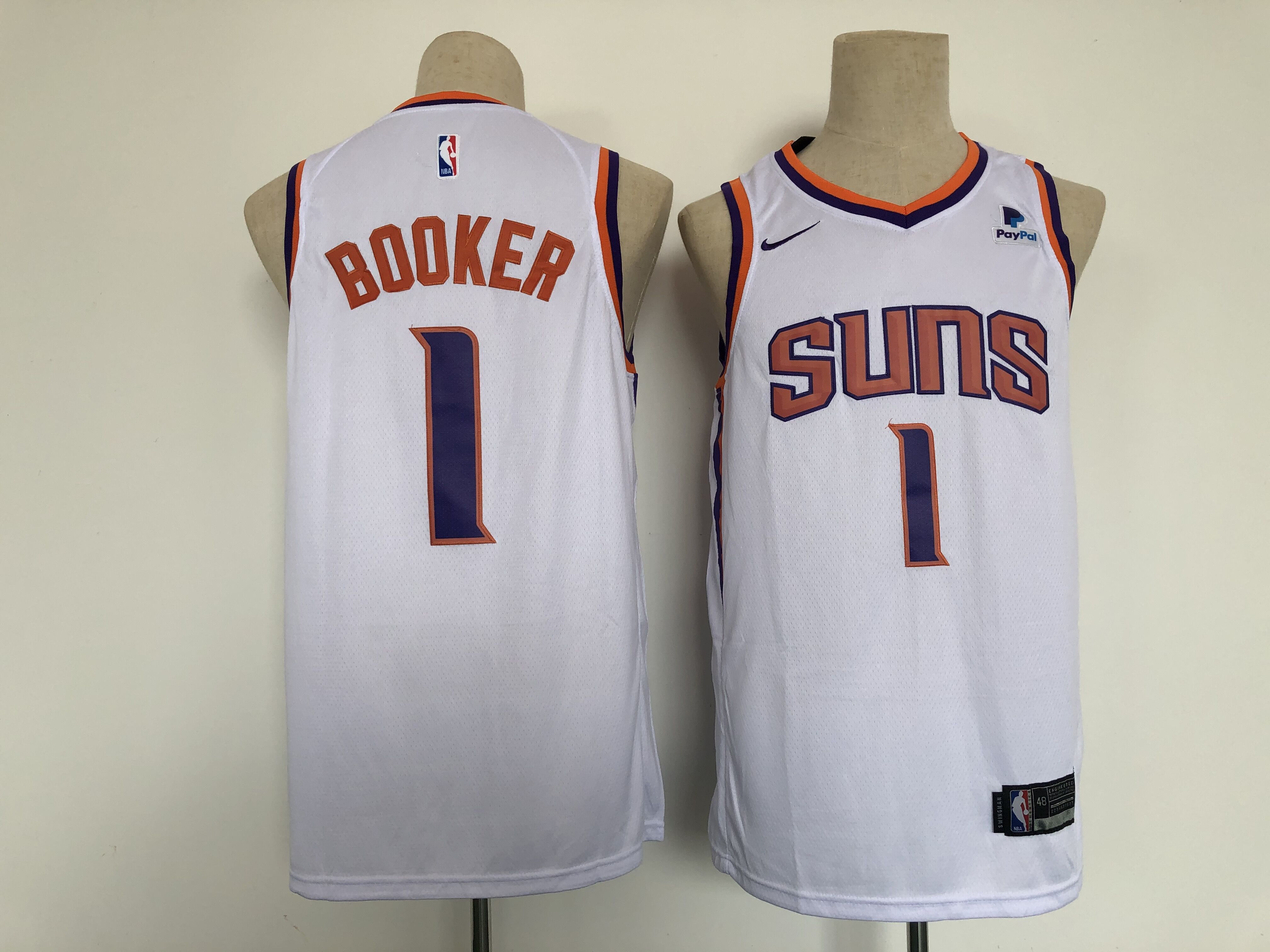 Phoenix Suns 1 Booker White Game 2021 Jersey - Zenithce