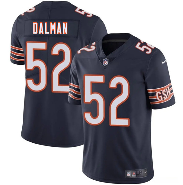 Chicago Bears #52 Drew Dalman Navy 2025 Vapor Stitched Jersey - Zenithce