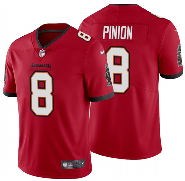 Tampa Bay Buccaneers #8 Bradley Pinion 2020 Red Vapor Untouchable Limited Stitched Jersey - Zenithce