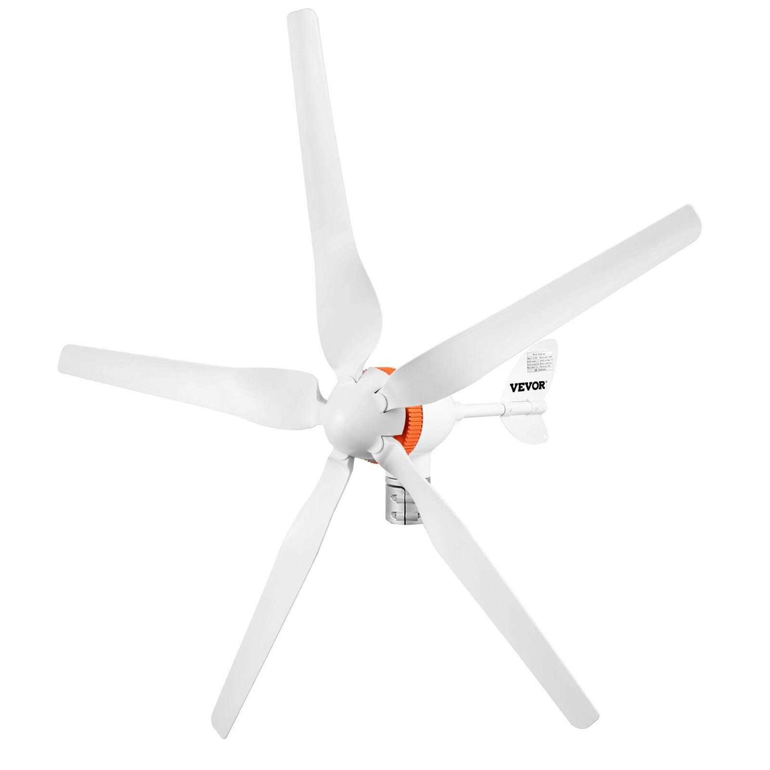 VEVOR Wind Turbine Generator 400-Watt 12-Volt/AC Wind Turbine Kit 3 Blades Wind Power Generator Controller - Zenithce