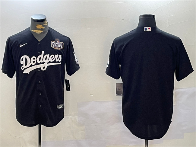 Los Angeles Dodgers Blank Black 2024 World Series Cool Base Stitched Jersey - Zenithce