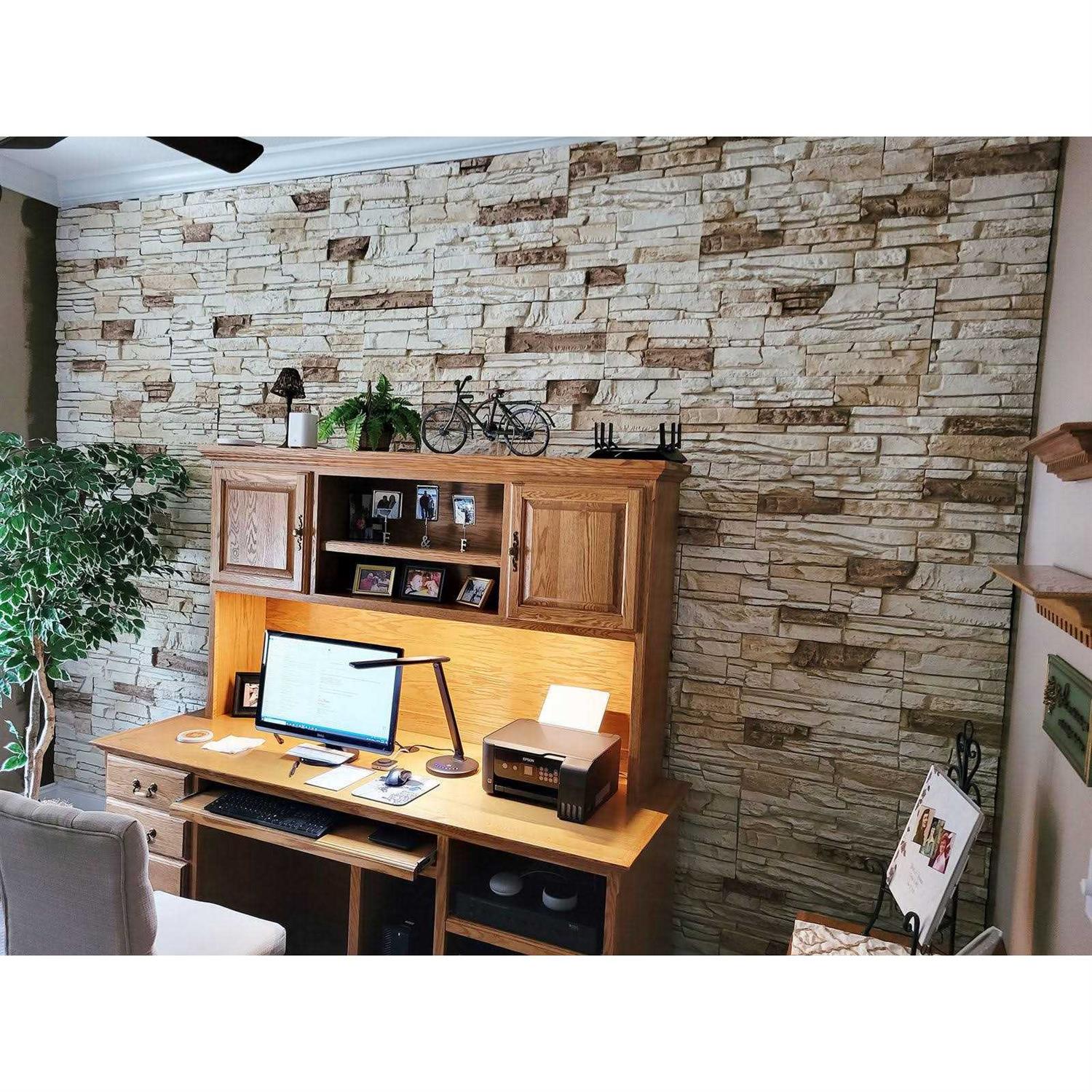GenStone Faux Stacked Stone Panel - Zenithce