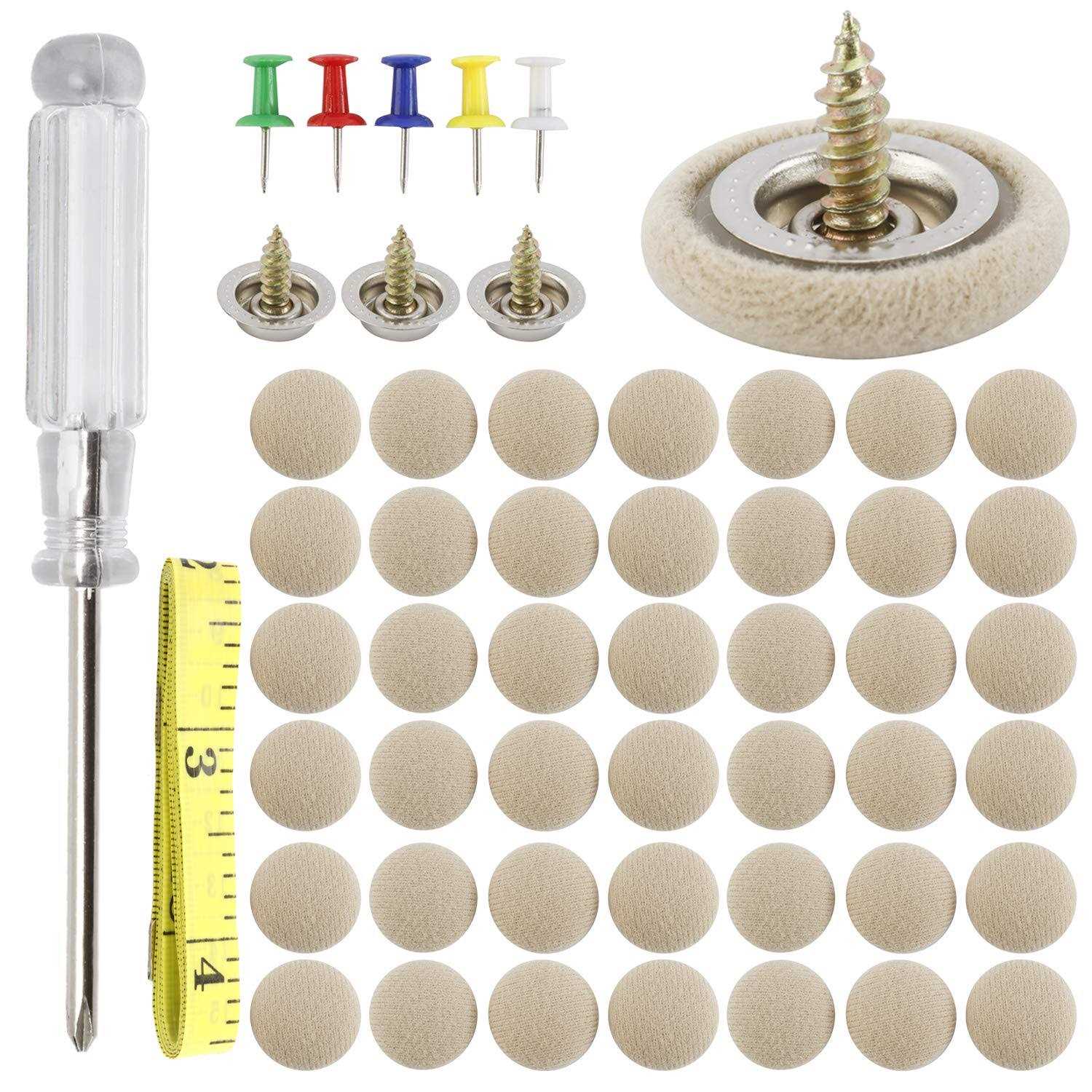 HighFree 60 pcs Car Roof Repair Rivets Headliner Repair Button Auto Roof Snap Rivets Retainer for Interior Ceiling Cloth Fixing Repair Buckle - Zenithce