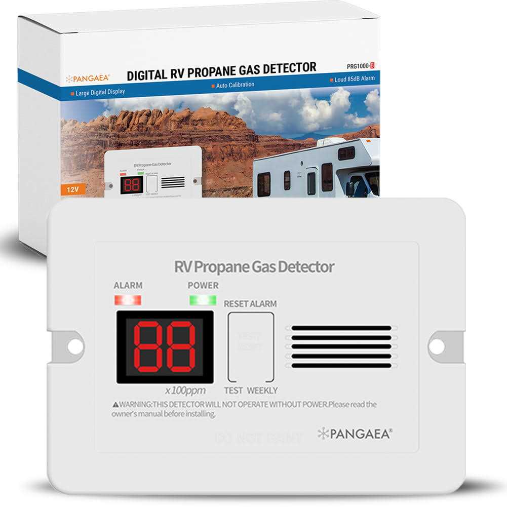 Pangaea Digital RV Propane Gas Detector with 85dB Loud Alarm - Zenithce