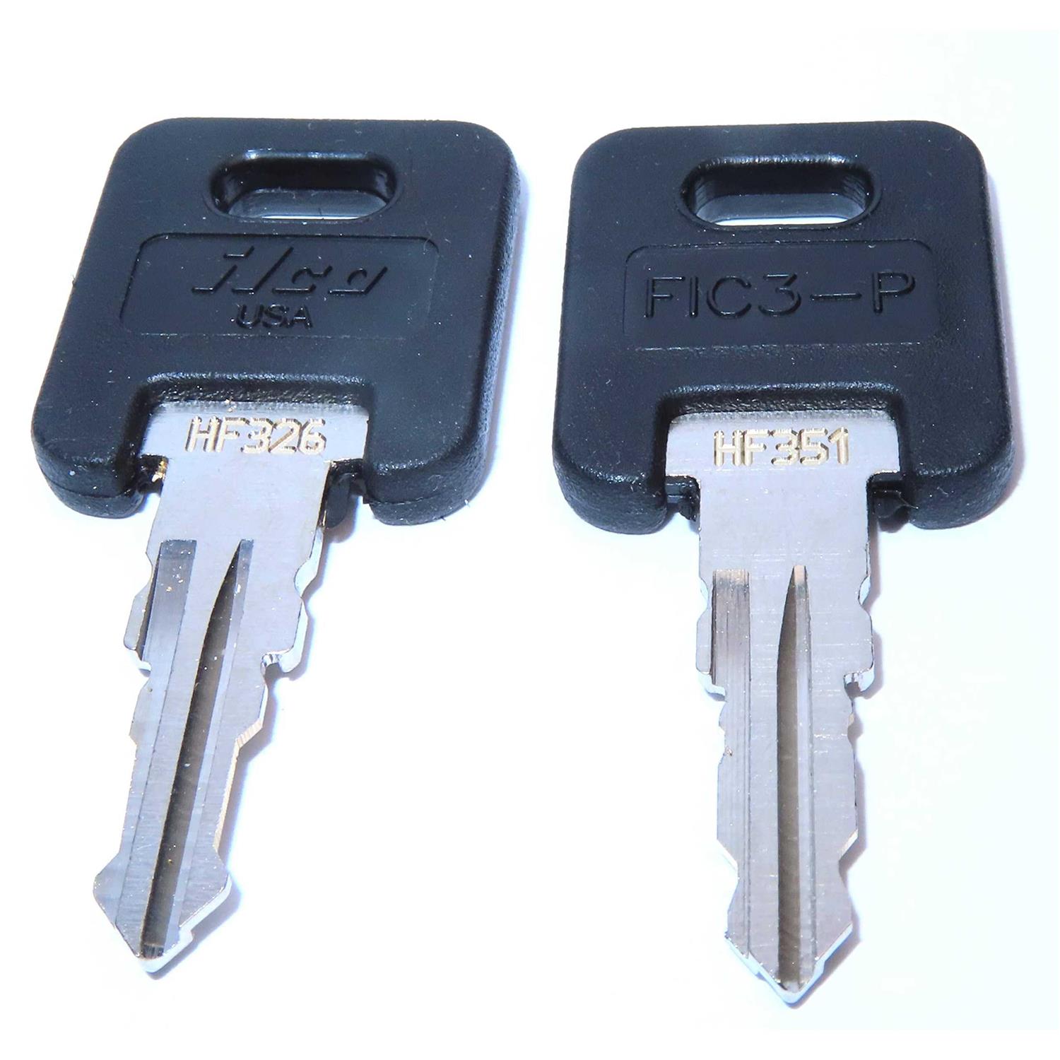 Ilco RV Motorhome Trailer Keys Cut to Lock/Key Number from HF326 T0 HF351 Working Keys Travel Trailer Motor Home Toy Hauler Keys - Zenithce