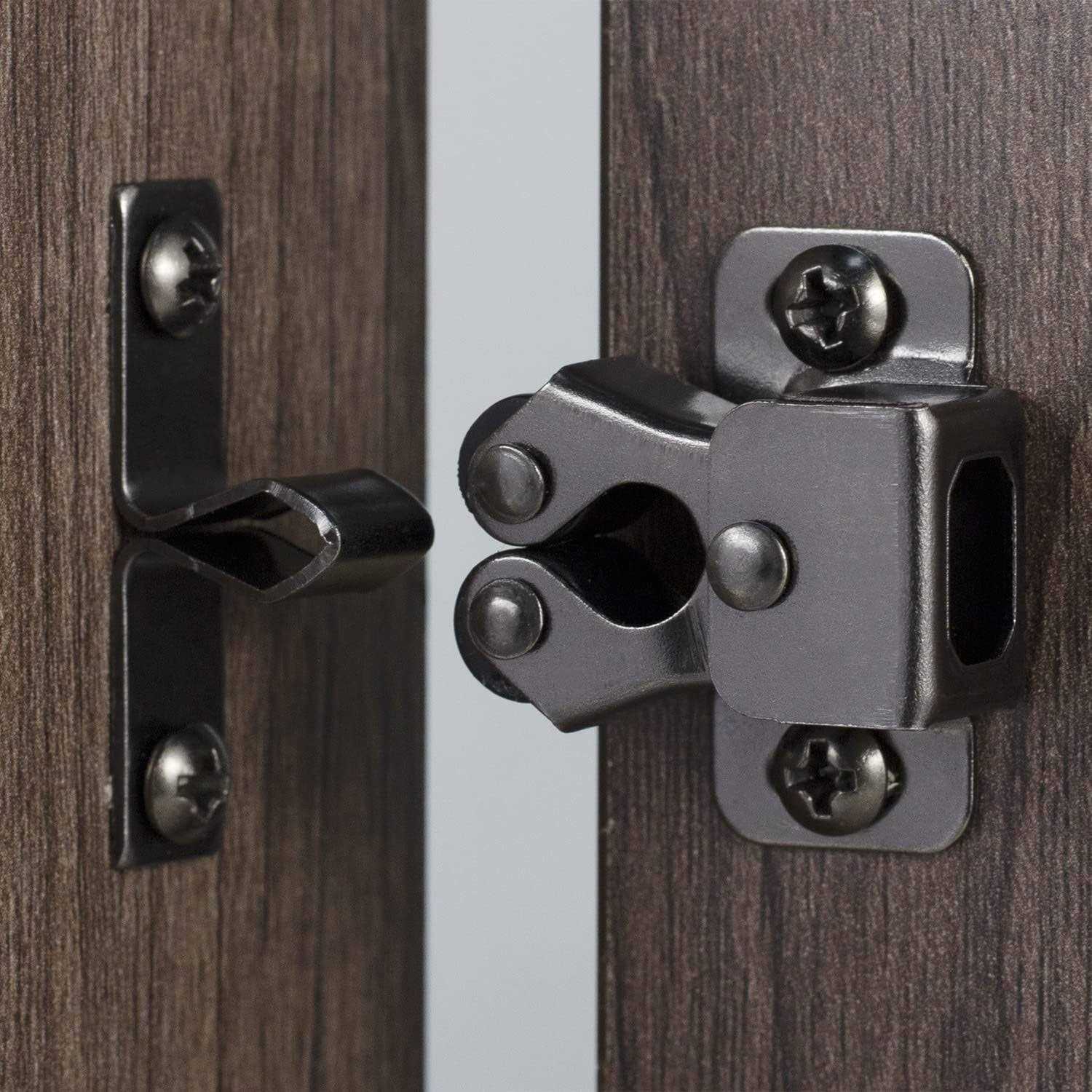 Keenkee 4-Pack Magnetic Cabinet Door Catches Hardware Fittings with Strong Neodymium Magnet for Furniture Door Stopper - Zenithce