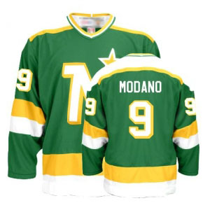 Stars #9 Mike Modano Stitched Green Jersey - Zenithce