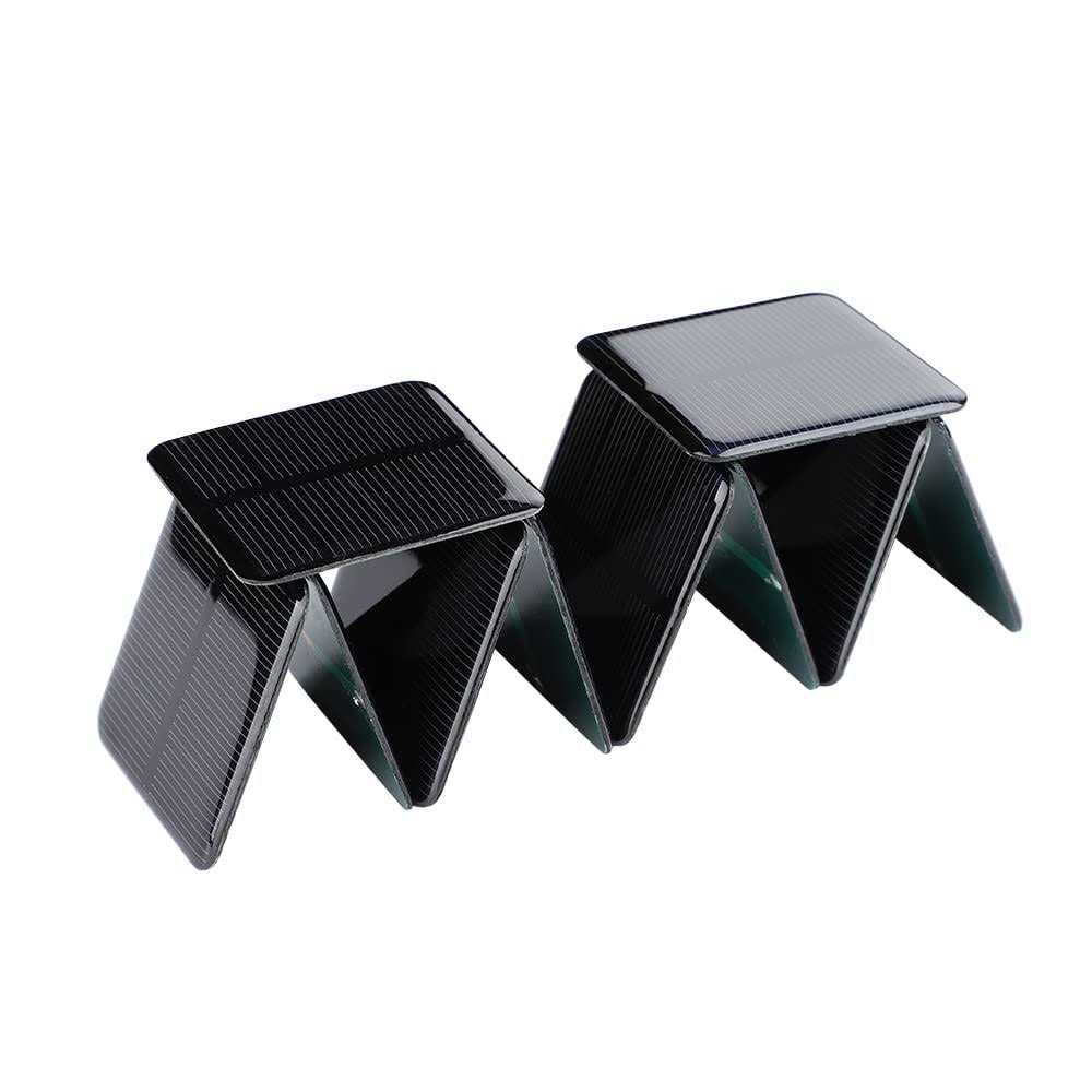 SUNYIMA 100pcs Mini Solar Cells 0.5V 0.4W Micro Thin Polycrystalline Silicon Solar Panels DIY 52 x 52mm/2x2inch - Zenithce