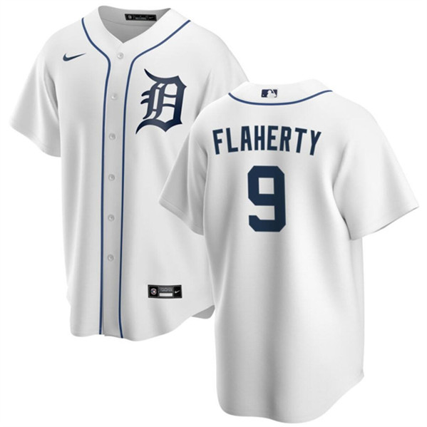 Detroit Tigers #9 Jack Flaherty White Cool Base Stitched Jersey - Zenithce