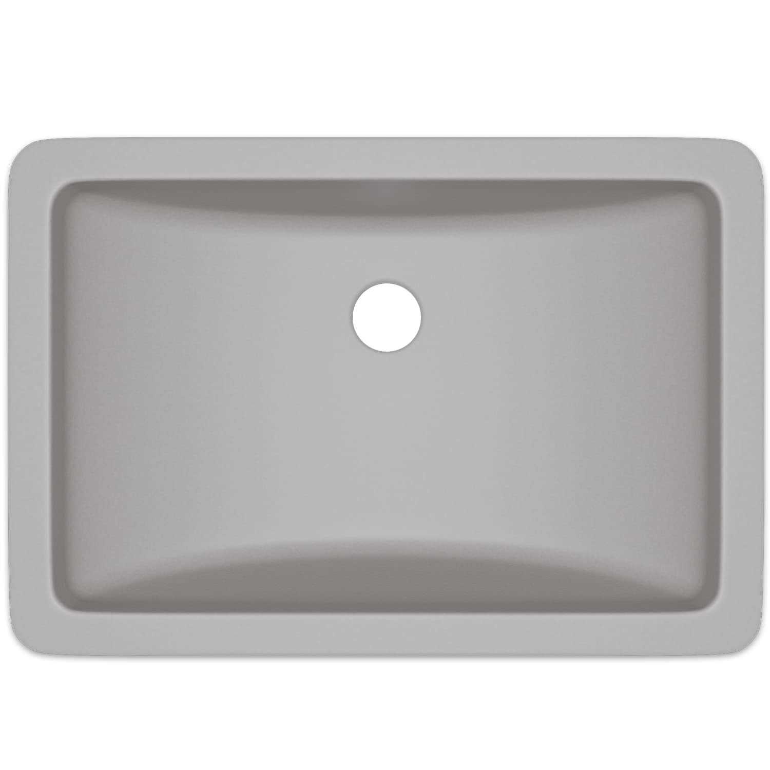 Lexicon Platinum V214 Quartz Composite Rectangle Vanity Sink LP-V214 - Zenithce