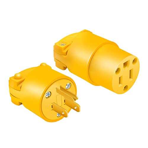 Starelo Electrical Replacement Plug & Connector Set Extension Cord Ends - Zenithce