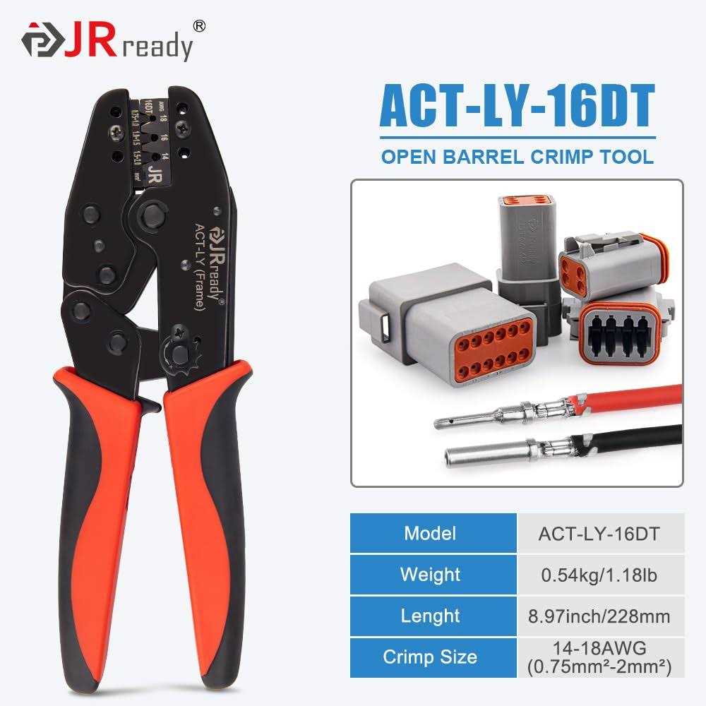 Jrready St6255 Deutsch Connector Pin Terminal Kit Contact Size 16 - Zenithce