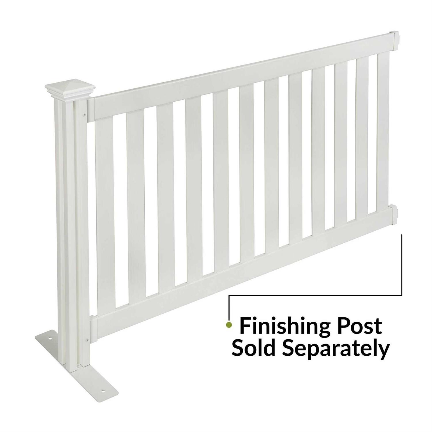 Zippity Outdoor Products Burbank Vinyl Picket Fence - Zenithce