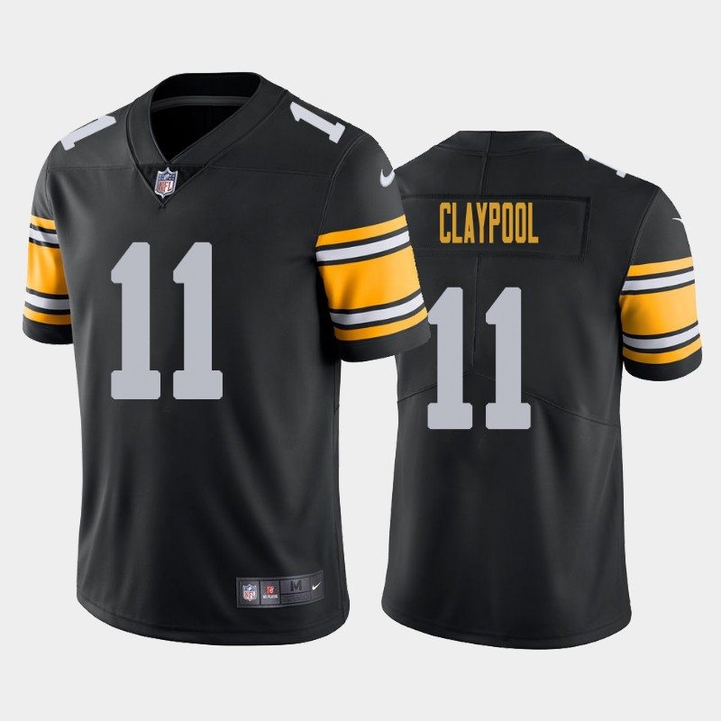 Pittsburgh Steelers #11 Chase Claypool Black Vapor Untouchable Limited Stitched Jersey - Zenithce