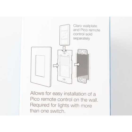 Lutron Pico Smart Remote Wall-Mounting Kit PJ2-WALL-WH-L01 - Zenithce