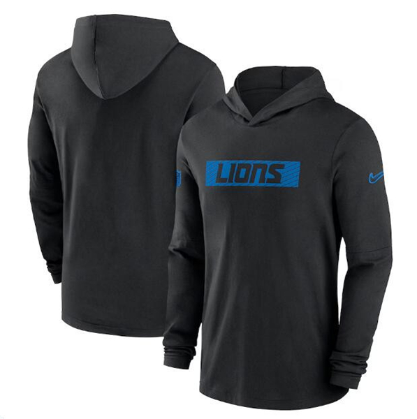 Detroit Lions Black Sideline Hoodie - Zenithce
