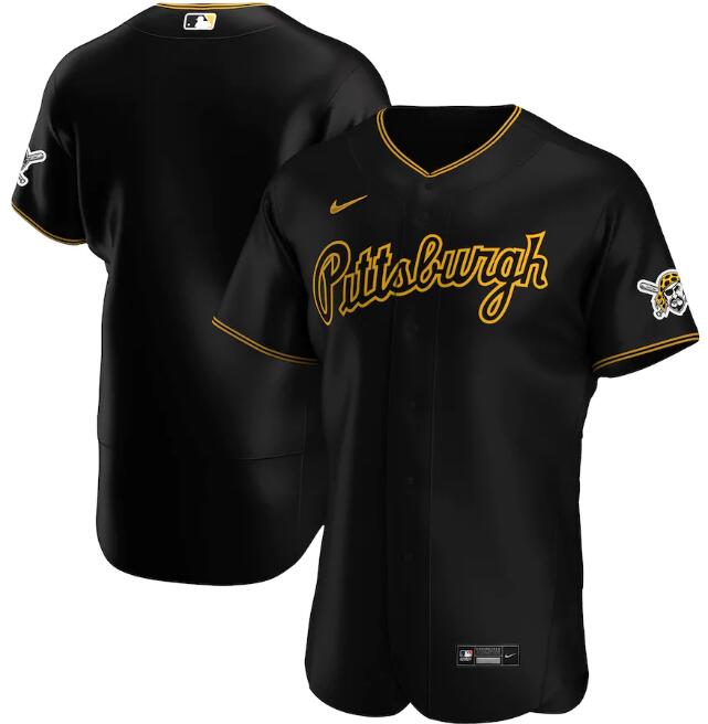 Pittsburgh Pirates Black Cool Base Stitched Jersey - Zenithce