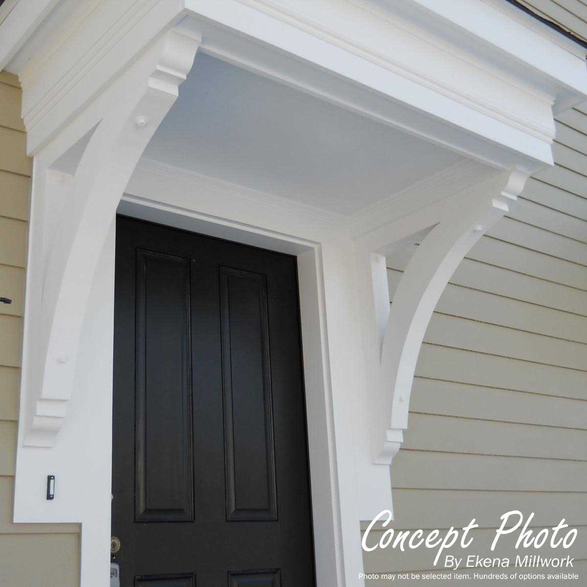 Ekena Millwork Rough Sawn Outlooker - Zenithce