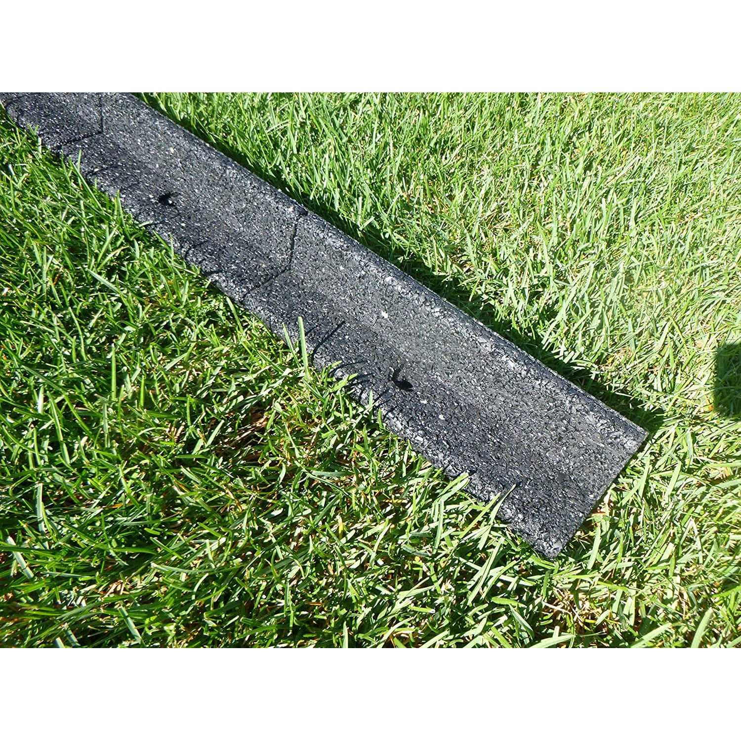 EcoBorder 4 ft Rubber Curb Landscape Edging - Zenithce