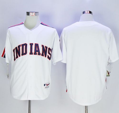 Indians Blank White 1978 Turn Back The Clock Stitched Jersey - Zenithce