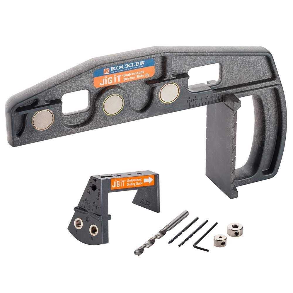 Rockler Jig It Undermount Drilling Guide - Zenithce