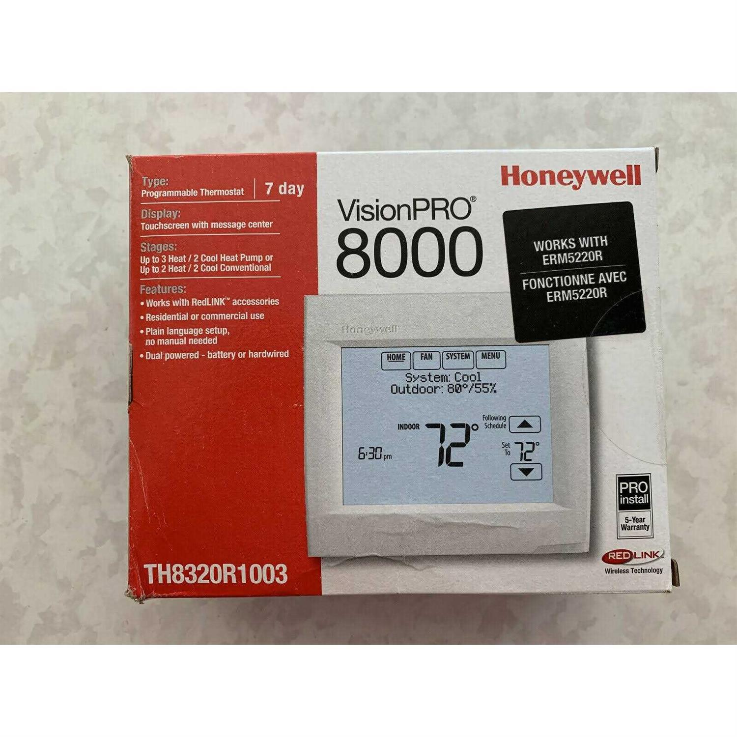 Honeywell TH8110R1008 VisionPRO 8000 Thermostat - Zenithce