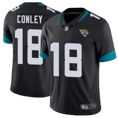 Jacksonville Jaguars #18 Chris Conley Black Vapor Untouchable Limited Stitched Jersey - Zenithce