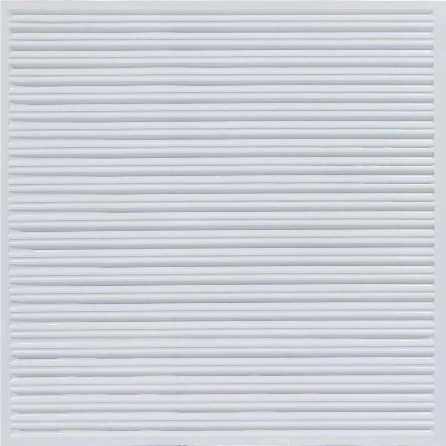 From Plain To Beautiful In Hours 251-Economy Modern Lines 2 ft. x PVC Lay-in Ceiling Tile - Zenithce