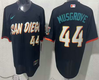 San Diego Padres #44 Joe Musgrove Black 2026 City Connect Stadium Jersey - Zenithce