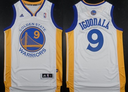 Golden State Warriors #9 Andre Iguodala Revolution 30 Swingman White Jersey - Zenithce