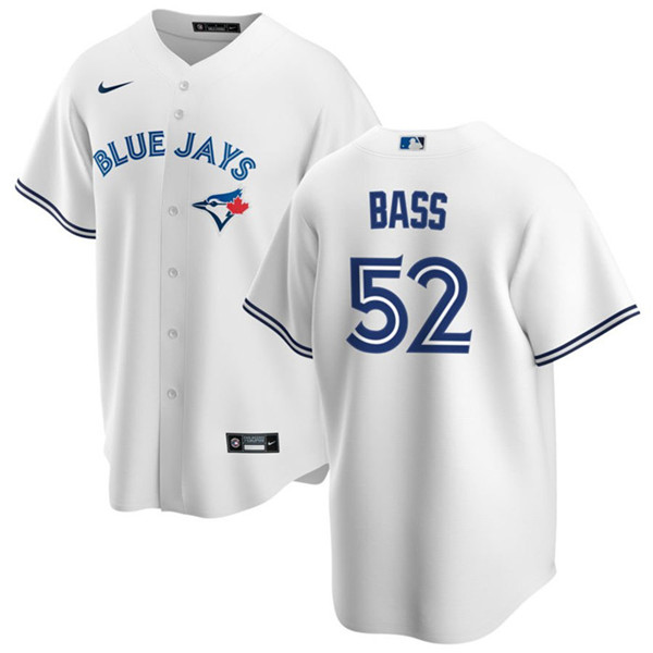 Toronto Blue Jays #52 Anthony Bass White Cool Base Stitched Jersey - Zenithce