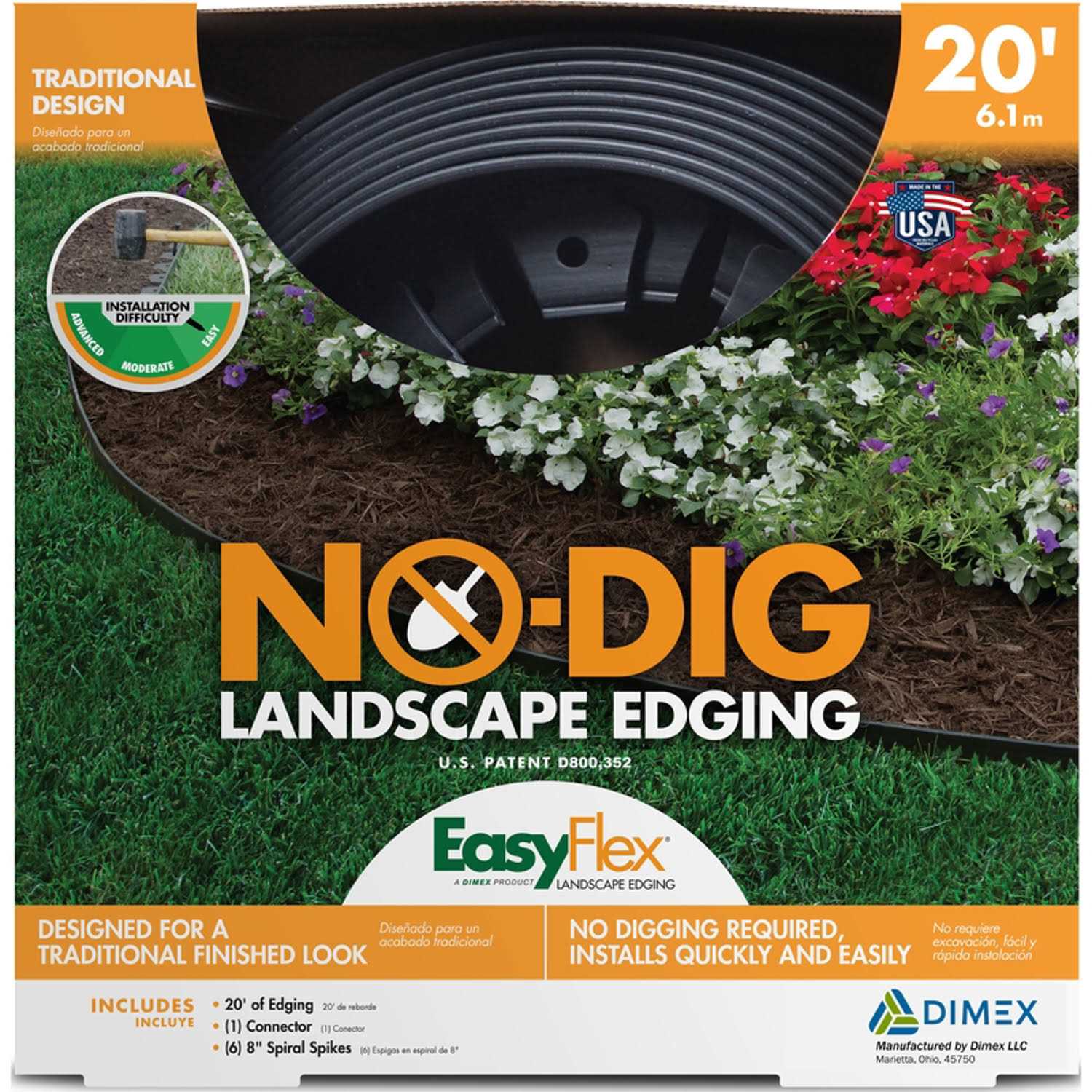 EasyFlex LandShark Pound-In Landscape Edging - Zenithce