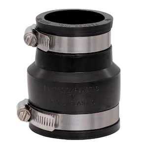 The Plumber’s Choice 4 in. x PVC Flexible Reducing Coupling with Stainless Steel Clamps - Zenithce