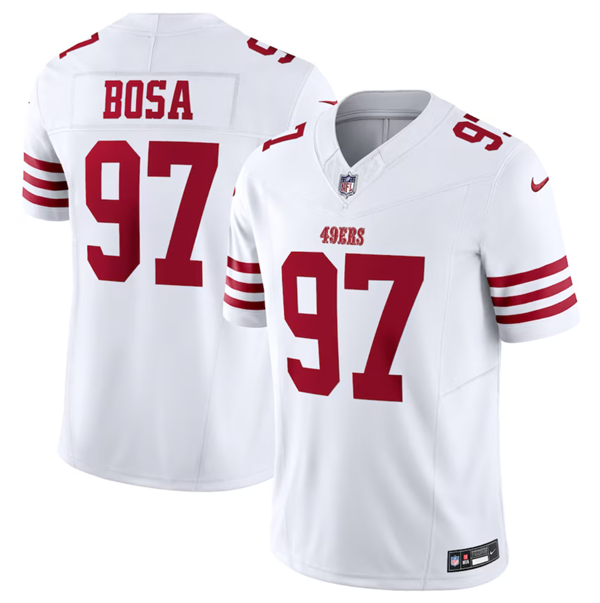 San Francisco 49ers #97 Nick Bosa White 2023 F.U.S.E. Vapor Untouchable Limited Stitched Jersey - Zenithce