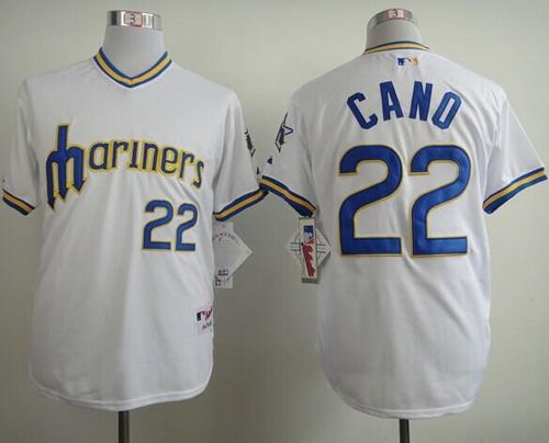 Mariners #22 Robinson Cano White 1979 Turn Back The Clock Stitched Jersey - Zenithce