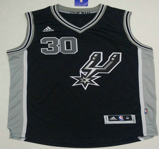 San Antonio Spurs #30 David West Revolution 30 Swingman 2015-16 New Black Jersey - Zenithce