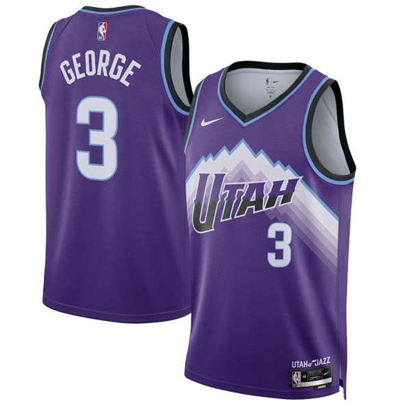 Utah Jazz #3 Keyonte George Purple 2025 Icon Edition Stitched Jersey - Zenithce