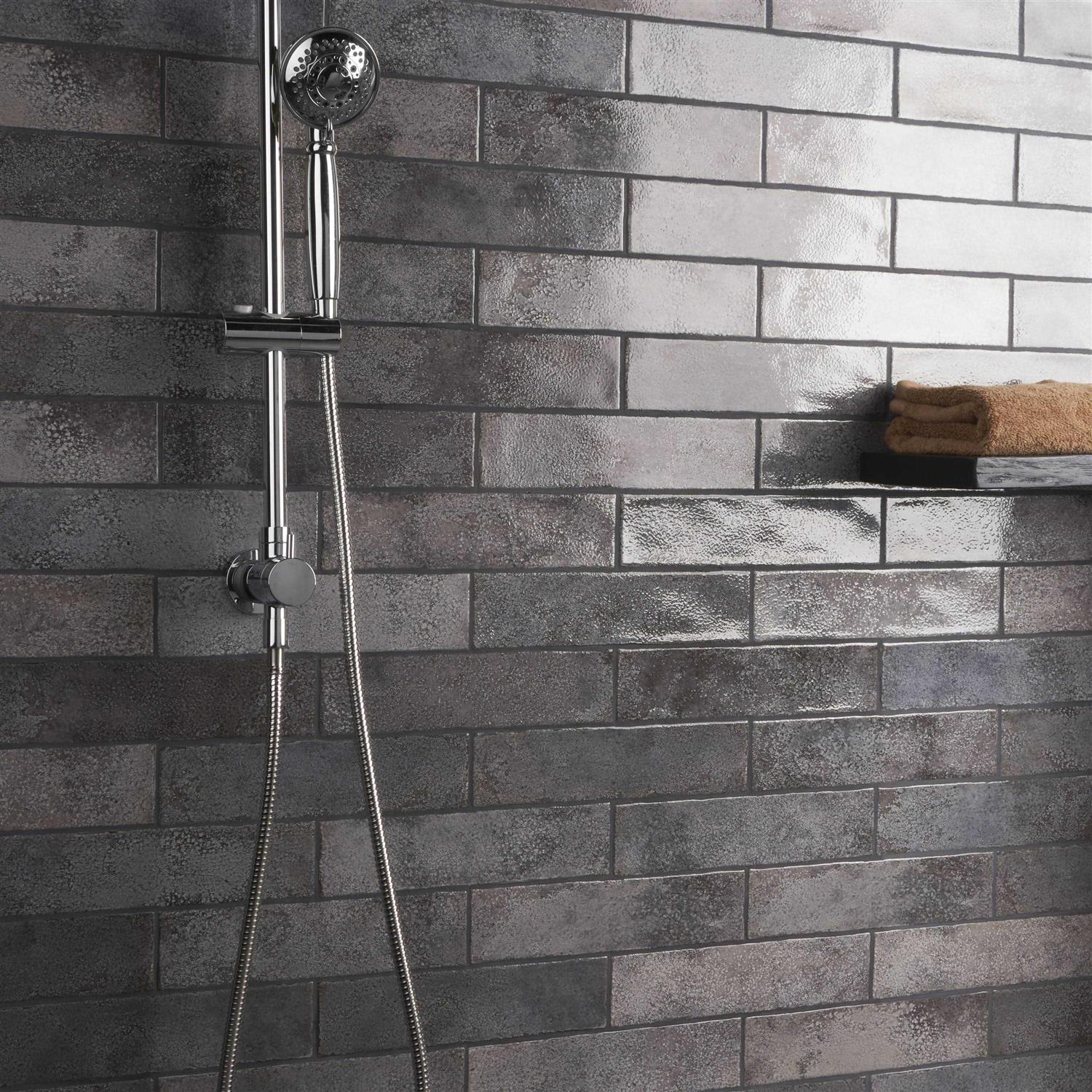 Mandalay 2.95 in. x 11.81 in. Polished Ceramic Subway Wall Tile Ivy Hill Tile - Zenithce