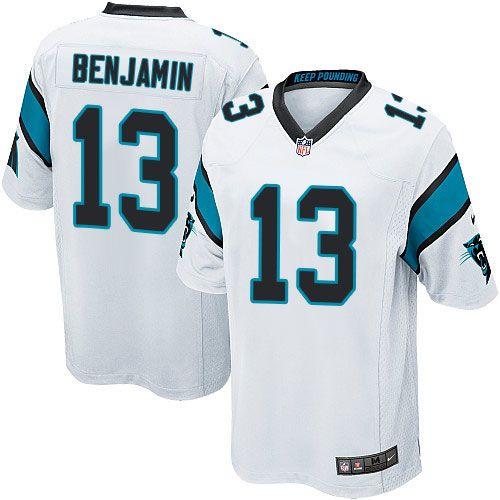 Panthers #13 Kelvin Benjamin White Stitched Game Nike Jersey - Zenithce