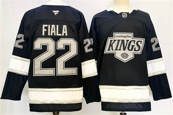 Los Angeles Kings #22 Kevin Fiala Black 2024-25 Home Stitched Jersey - Zenithce