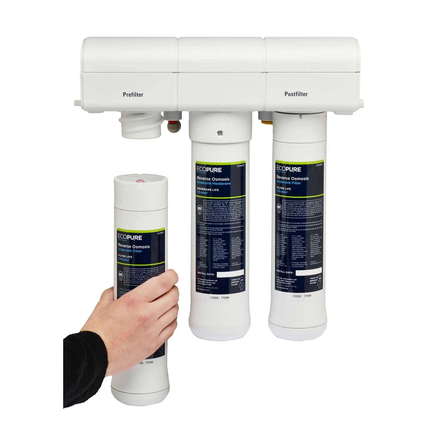 Ecopure 5-Year In-Line Refrigerator Filter - Zenithce